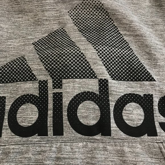 Adidas Pullover Hoodie | Gray | Large (14/16) - Picture 5 of 8